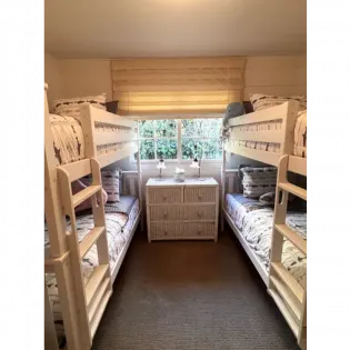 Bedroom 3 with 2 bunk beds (twin over twin - sleeps 4)