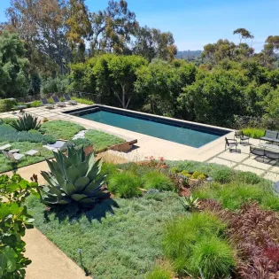 montecito modern pool view5