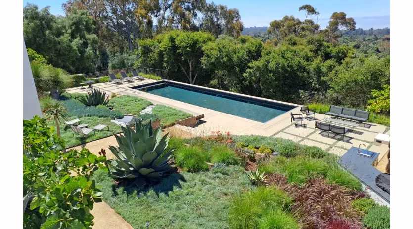 montecito modern pool view5